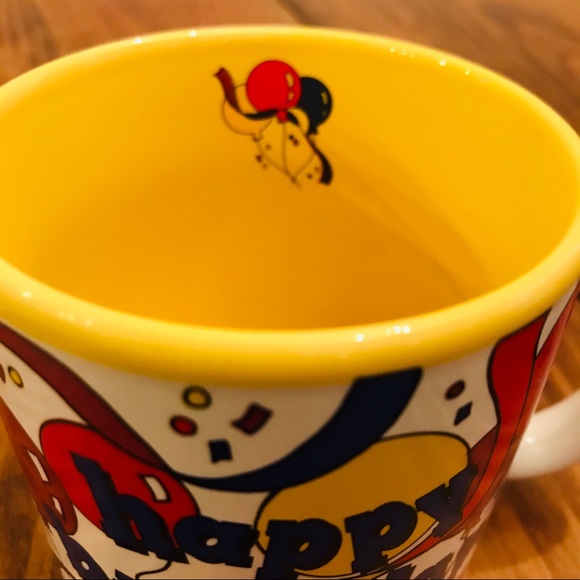 Vintage 1993 Happy Birthday Balloons Coffee Cup - Picture 2 of 6